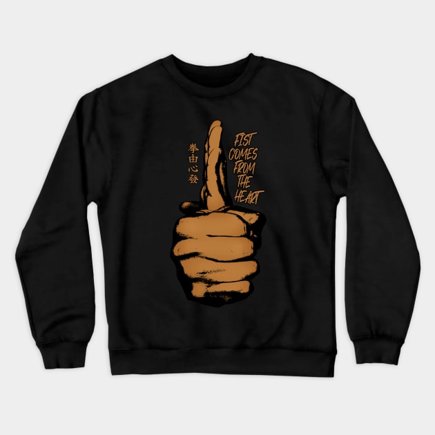 Wing Chun Kung Fu Crewneck Sweatshirt by Genbu